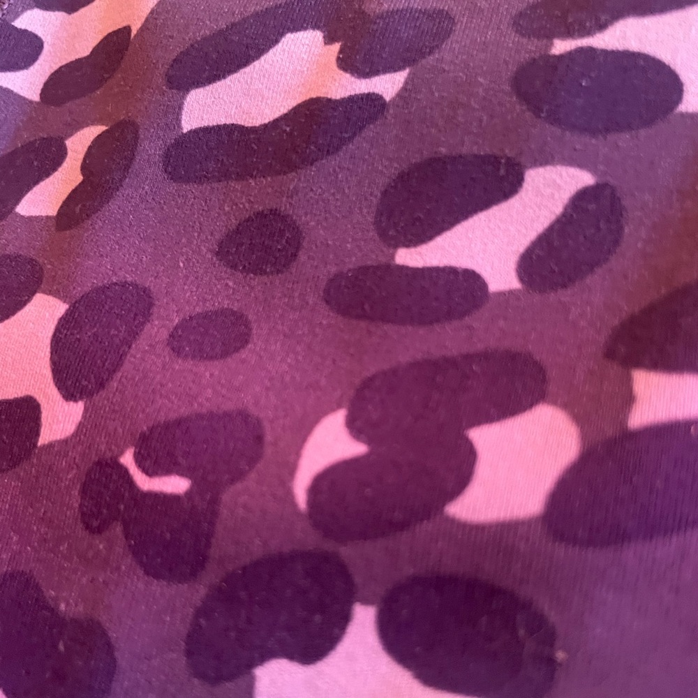 Blue cheetah, print leggings
